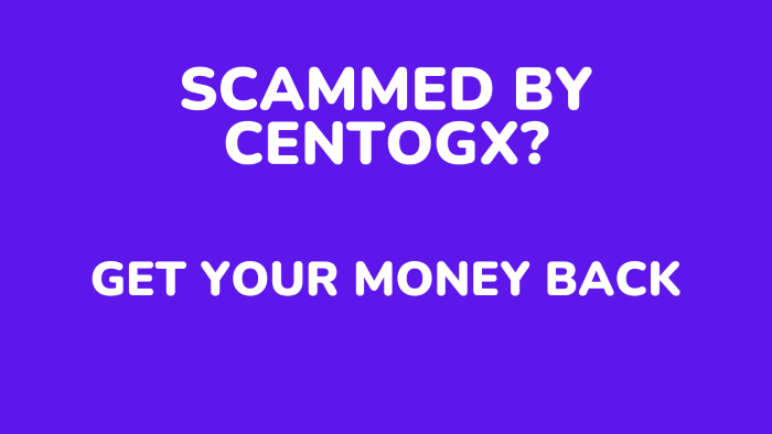 scammed by centogx